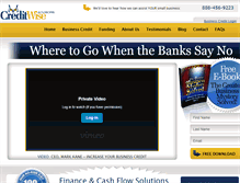 Tablet Screenshot of creditwiseadvisors.com